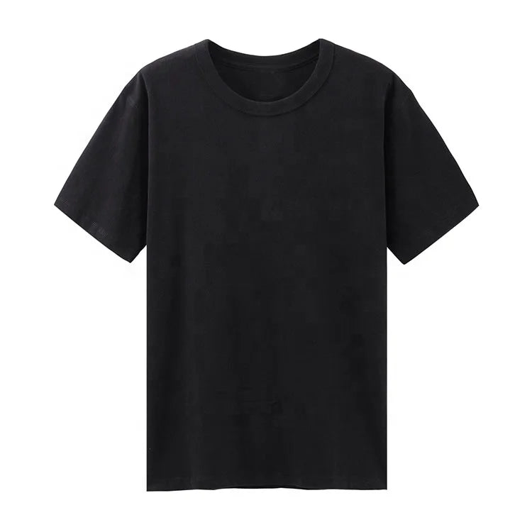 High Quality 300g 100%cotton Super Weight Carbon Matte Casual Short Sleeve T-shirt