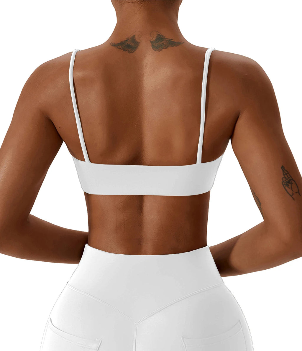 Super soft fabric back cross sports bra fitness top women's high-quality yoga clothes women's fitness running bra fitness yoga b