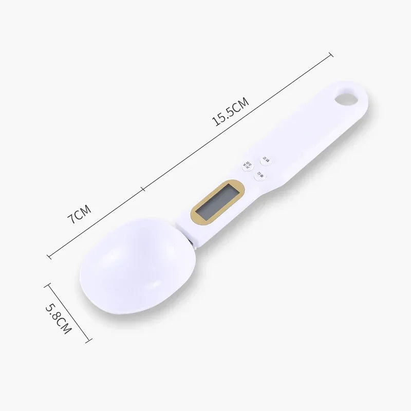 Electronic Kitchen Scale Digital Measuring Food Flour Digital Spoon Scale Mini Kitchen Tool for Milk Coffee Scale Portable