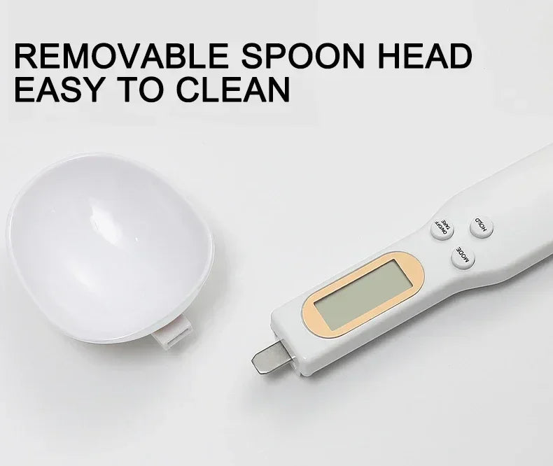 Electronic Kitchen Scale Digital Measuring Food Flour Digital Spoon Scale Mini Kitchen Tool for Milk Coffee Scale Portable